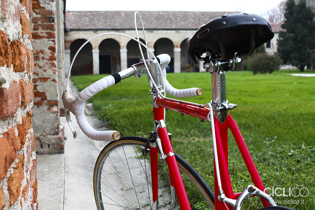 Cima Portule, Campagnolo due leve, restauro bici d'epoca